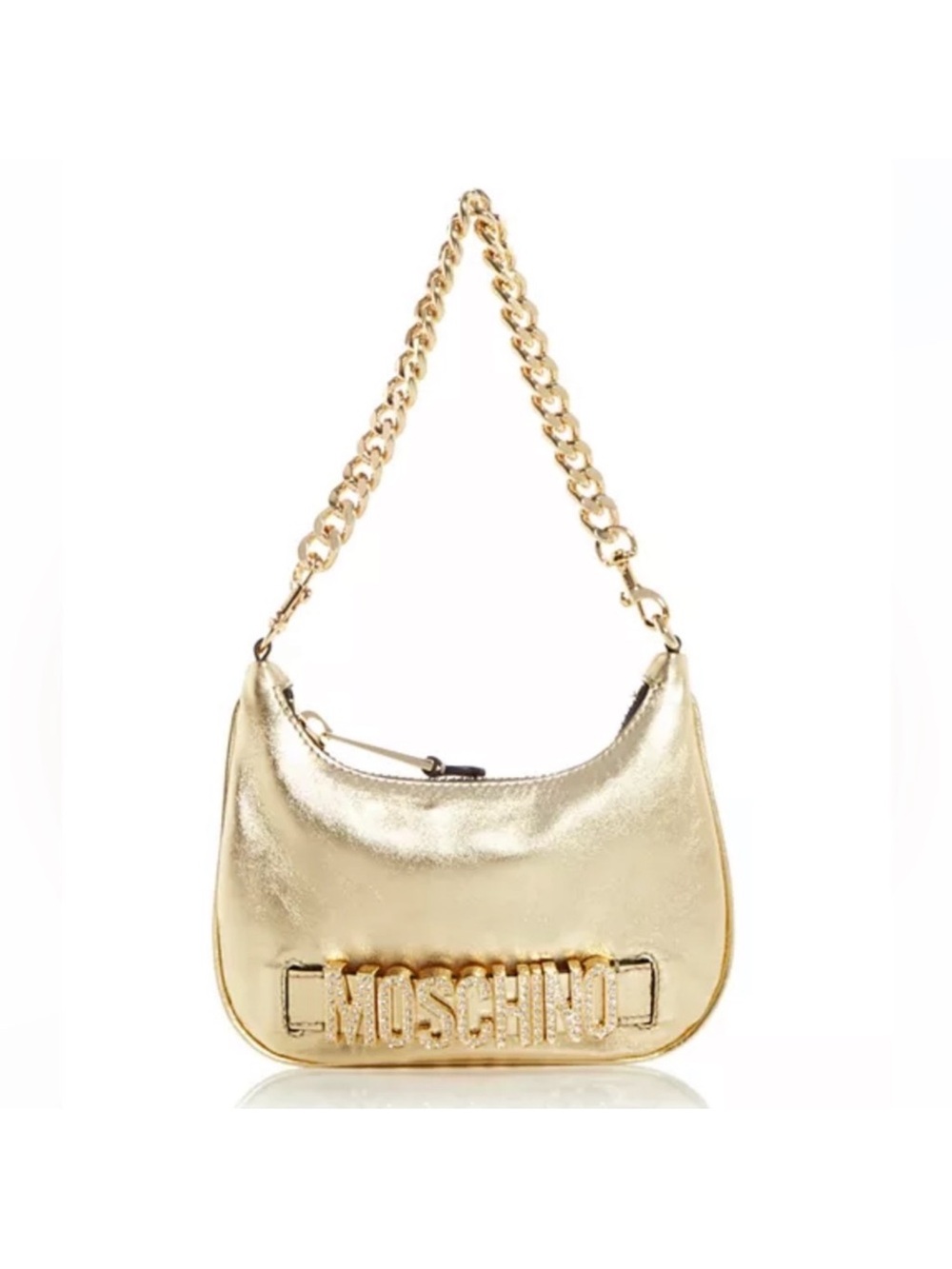 Moschino Leather Logo Hobo